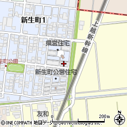 県営新生町住宅５号棟周辺の地図