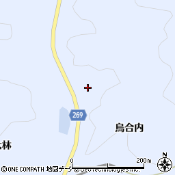福島県伊達郡川俣町羽田蟹越周辺の地図