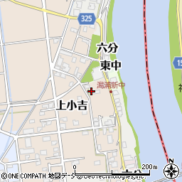 新潟県新潟市西蒲区上小吉1805周辺の地図