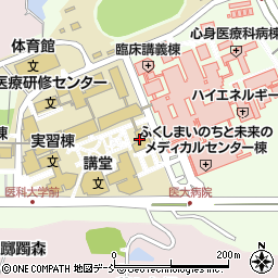 福島県立医科大学周辺の地図