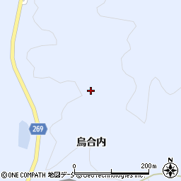 福島県伊達郡川俣町羽田上蟹越周辺の地図