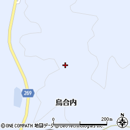 福島県川俣町（伊達郡）羽田（上蟹越）周辺の地図