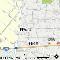 新潟県五泉市村松甲10周辺の地図