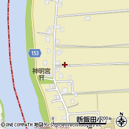 新潟県新潟市南区新飯田1163-1周辺の地図