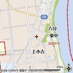 新潟県新潟市西蒲区上小吉1550周辺の地図