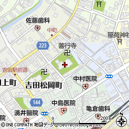 廣傳寺周辺の地図