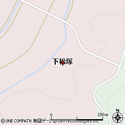 福島県相馬郡飯舘村松塚下松塚周辺の地図