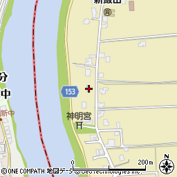 新潟県新潟市南区新飯田1161周辺の地図