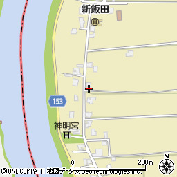新潟県新潟市南区新飯田1195-4周辺の地図