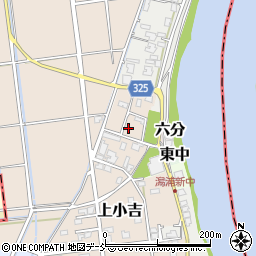 新潟県新潟市西蒲区上小吉1538周辺の地図