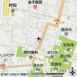 新潟県五泉市村松甲1829周辺の地図