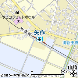 新潟県西蒲原郡弥彦村周辺の地図