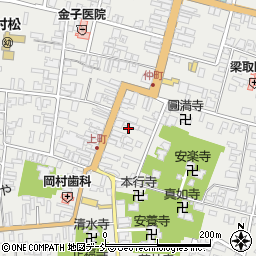 新潟県五泉市村松甲周辺の地図