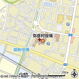 弥彦村役場　住民課周辺の地図