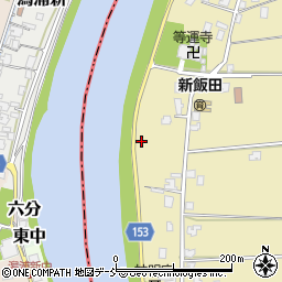 新潟県新潟市南区新飯田1229周辺の地図