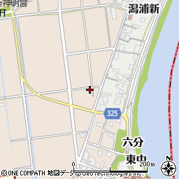 新潟県新潟市西蒲区上小吉1468-1周辺の地図