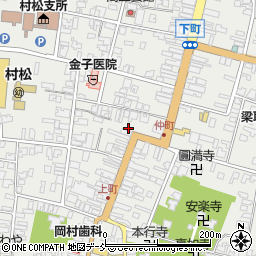 新潟県五泉市村松甲1798周辺の地図