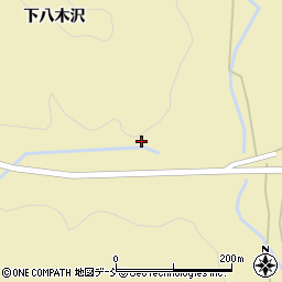 福島県相馬郡飯舘村八木沢町周辺の地図