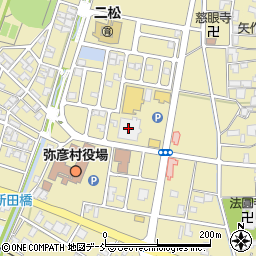 ダイソーＨＩＲＡＳＥＩ遊ＴＳＵＴＡＹＡ弥彦店周辺の地図