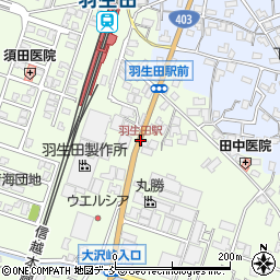 羽生田駅周辺の地図
