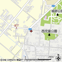 新潟県五泉市村松甲377周辺の地図