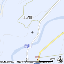 福島県耶麻郡西会津町奥川大字飯沢上ノ窪周辺の地図
