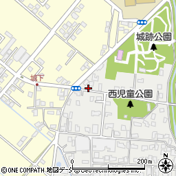 新潟県五泉市村松甲375周辺の地図