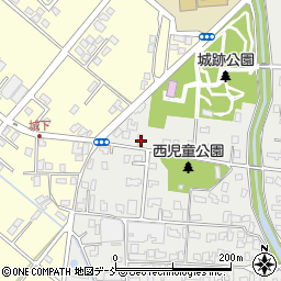 新潟県五泉市村松甲375-23周辺の地図