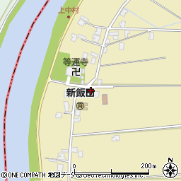 新潟県新潟市南区新飯田1258周辺の地図