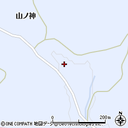 福島県伊達郡川俣町秋山芦沼田周辺の地図