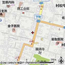 加茂信用金庫村松支店周辺の地図