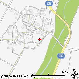 福島県喜多方市松山町鳥見山中屋敷周辺の地図