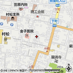 新潟県五泉市村松甲1771周辺の地図
