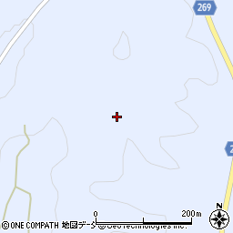 福島県川俣町（伊達郡）羽田（上高森）周辺の地図