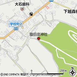 猿田彦神社周辺の地図