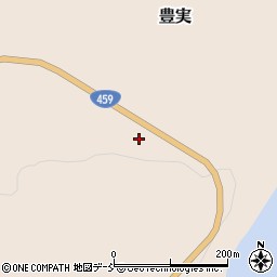 新潟県東蒲原郡阿賀町豊実周辺の地図