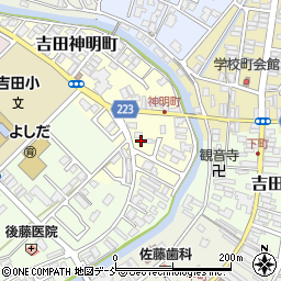 〒959-0254 新潟県燕市吉田神明町の地図