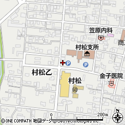 新潟県五泉市村松乙周辺の地図