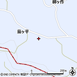福島県伊達郡川俣町秋山桜田周辺の地図