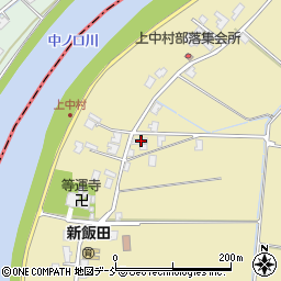 新潟県新潟市南区新飯田1320-1周辺の地図