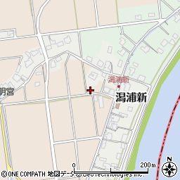 新潟県新潟市西蒲区上小吉1505-1周辺の地図