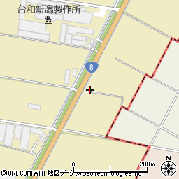 新潟県新潟市南区新飯田2942周辺の地図