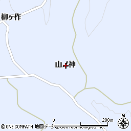 福島県伊達郡川俣町秋山山ノ神周辺の地図