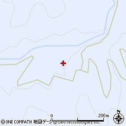 福島県西会津町（耶麻郡）奥川大字飯沢（荒田）周辺の地図