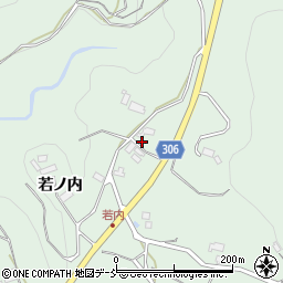 福島県福島市立子山空窪周辺の地図