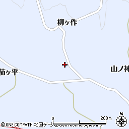 福島県伊達郡川俣町秋山柳田周辺の地図