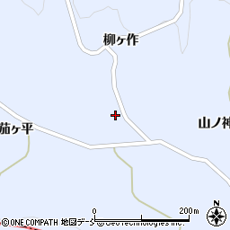 福島県川俣町（伊達郡）秋山（柳田）周辺の地図
