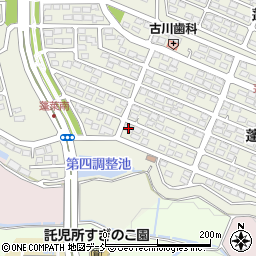 アパート周辺の地図