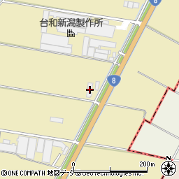 新潟県新潟市南区新飯田2343周辺の地図