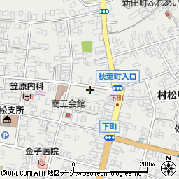 新潟県五泉市村松甲1691周辺の地図